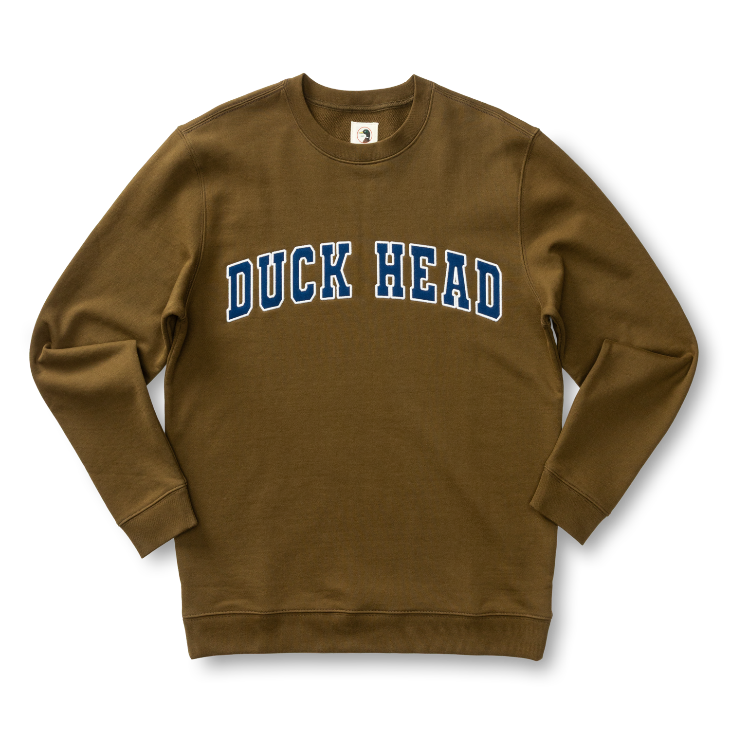 Applique Crewneck Sweatshirt - Dark Olive
