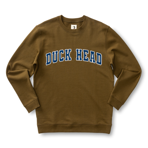 Applique Crewneck Sweatshirt - Dark Olive