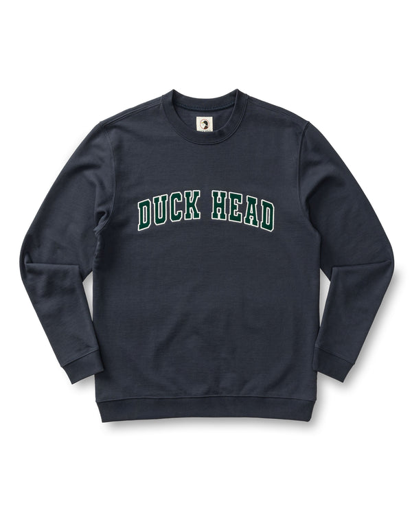Applique Crewneck Sweatshirt - Navy