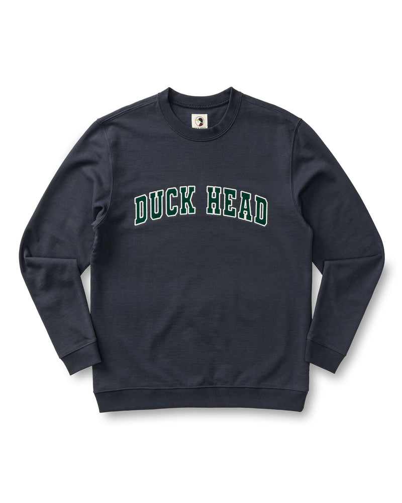 Applique Crewneck Sweatshirt - Navy