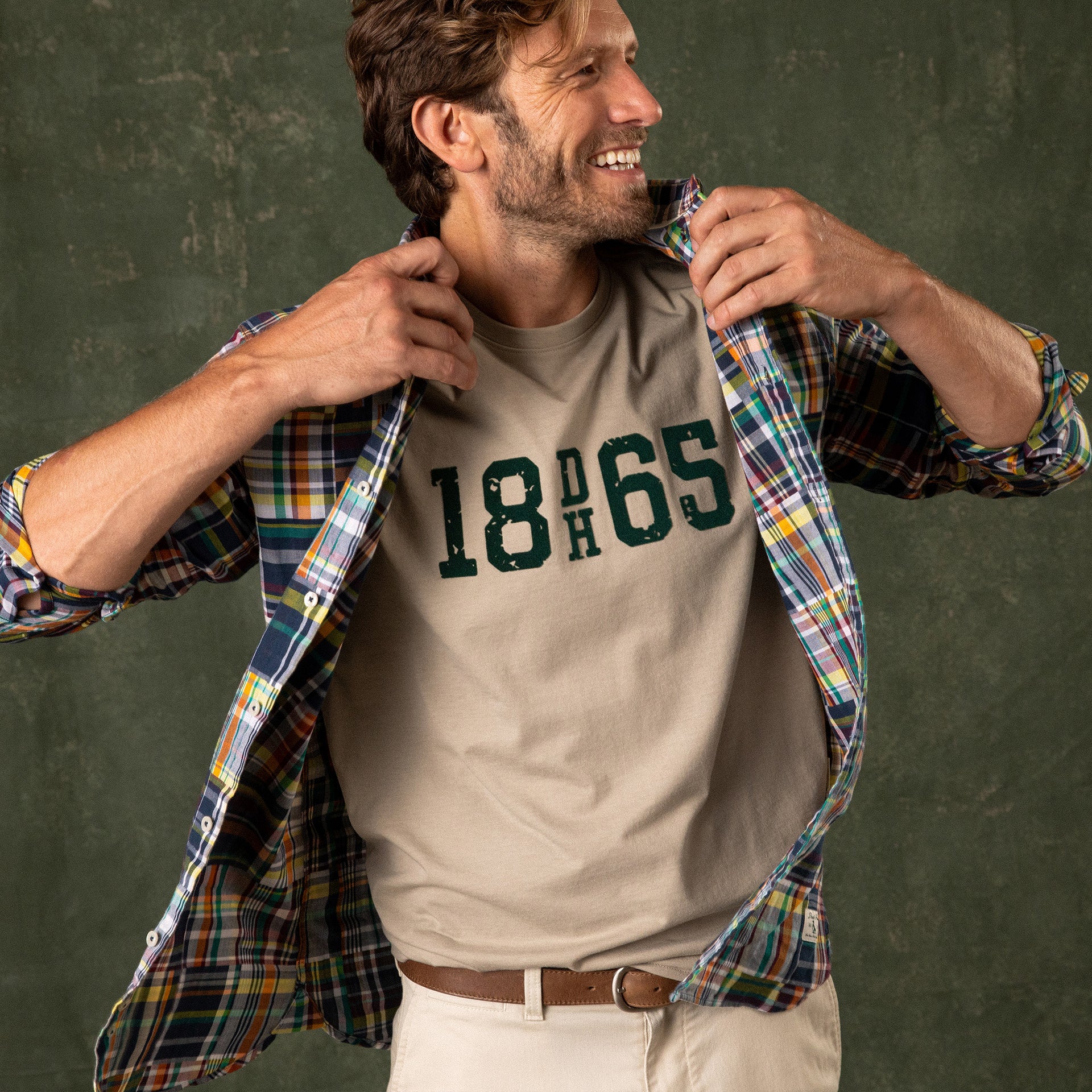 1865 Flocked Graphic T-Shirt - 160th Anniversary Edition