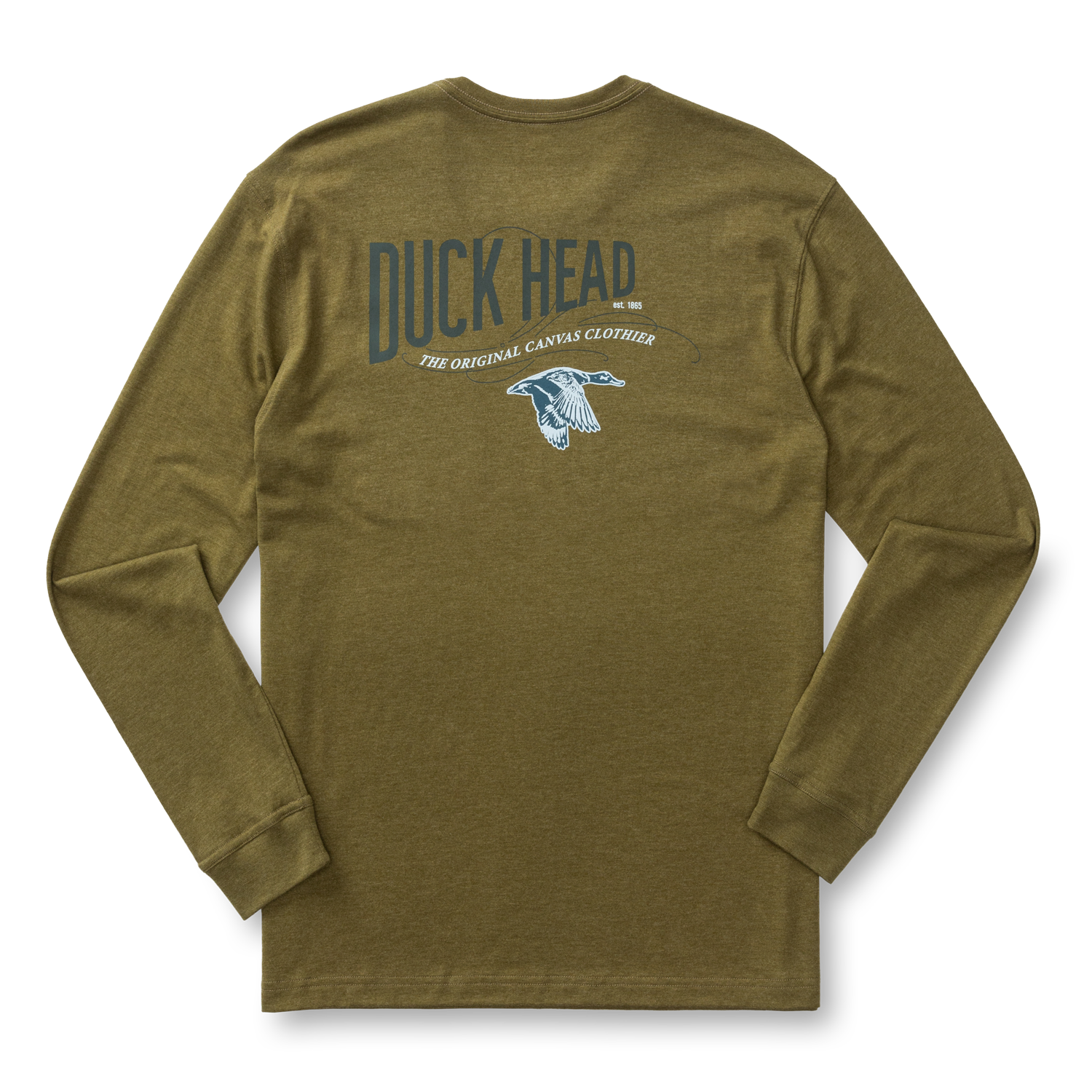 The Original Canvas Clothier T-Shirt - Moss Green Heather