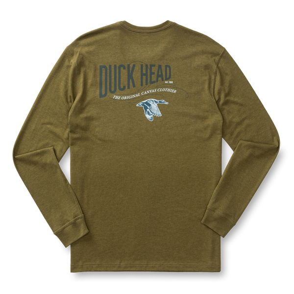 The Original Canvas Clothier T-Shirt - Moss Green Heather