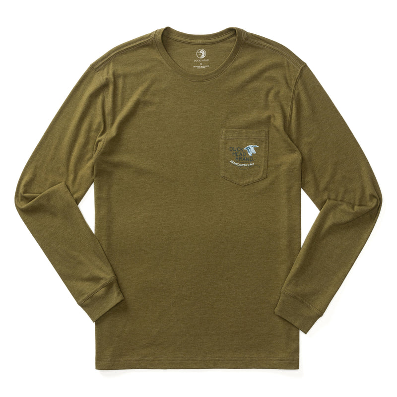 The Original Canvas Clothier T-Shirt - Moss Green Heather