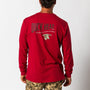 The Original Canvas Clothier Long Sleeve T-Shirt - Rio Red