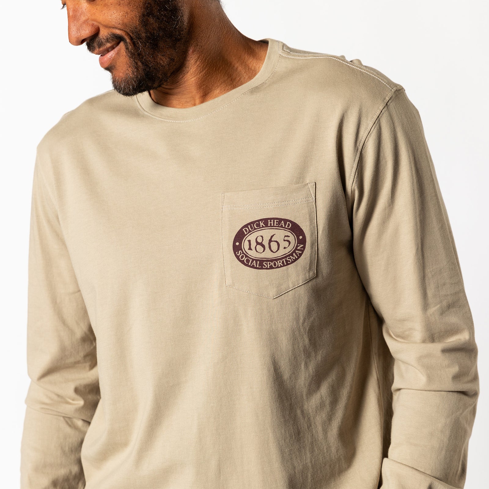 Fisherman's Folklore Long Sleeve T-Shirt - Khaki