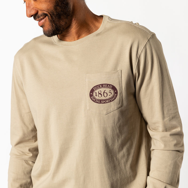 Fisherman's Folklore Long Sleeve T-Shirt - Khaki