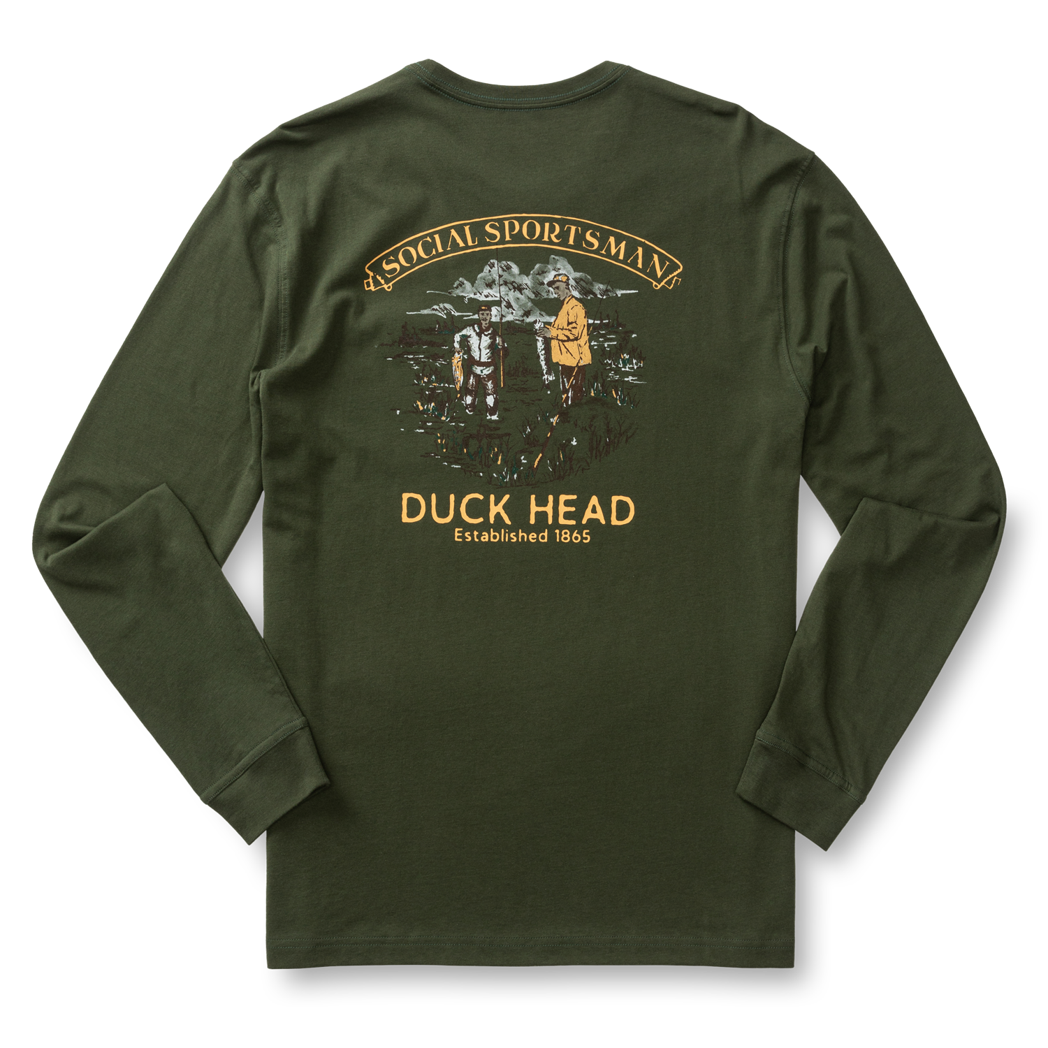 Fisherman's Folklore T-Shirt - Deep Olive