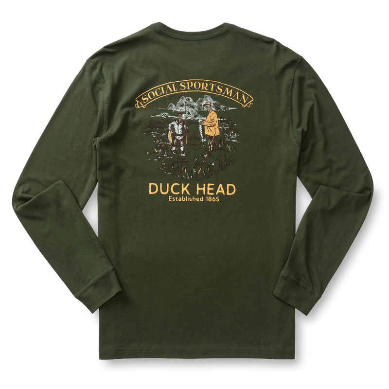 Fisherman's Folklore T-Shirt - Deep Olive
