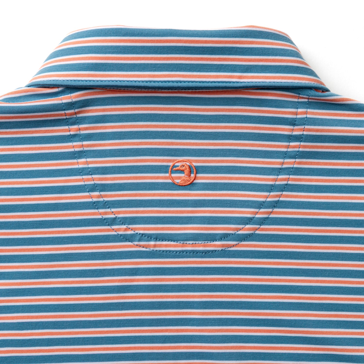 Summerford Performance Jersey Polo - Pierce Stripe - Sunwashed Blue