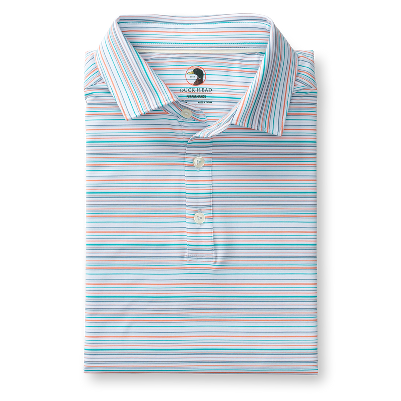 Long Drive Polo - Neil Stripe