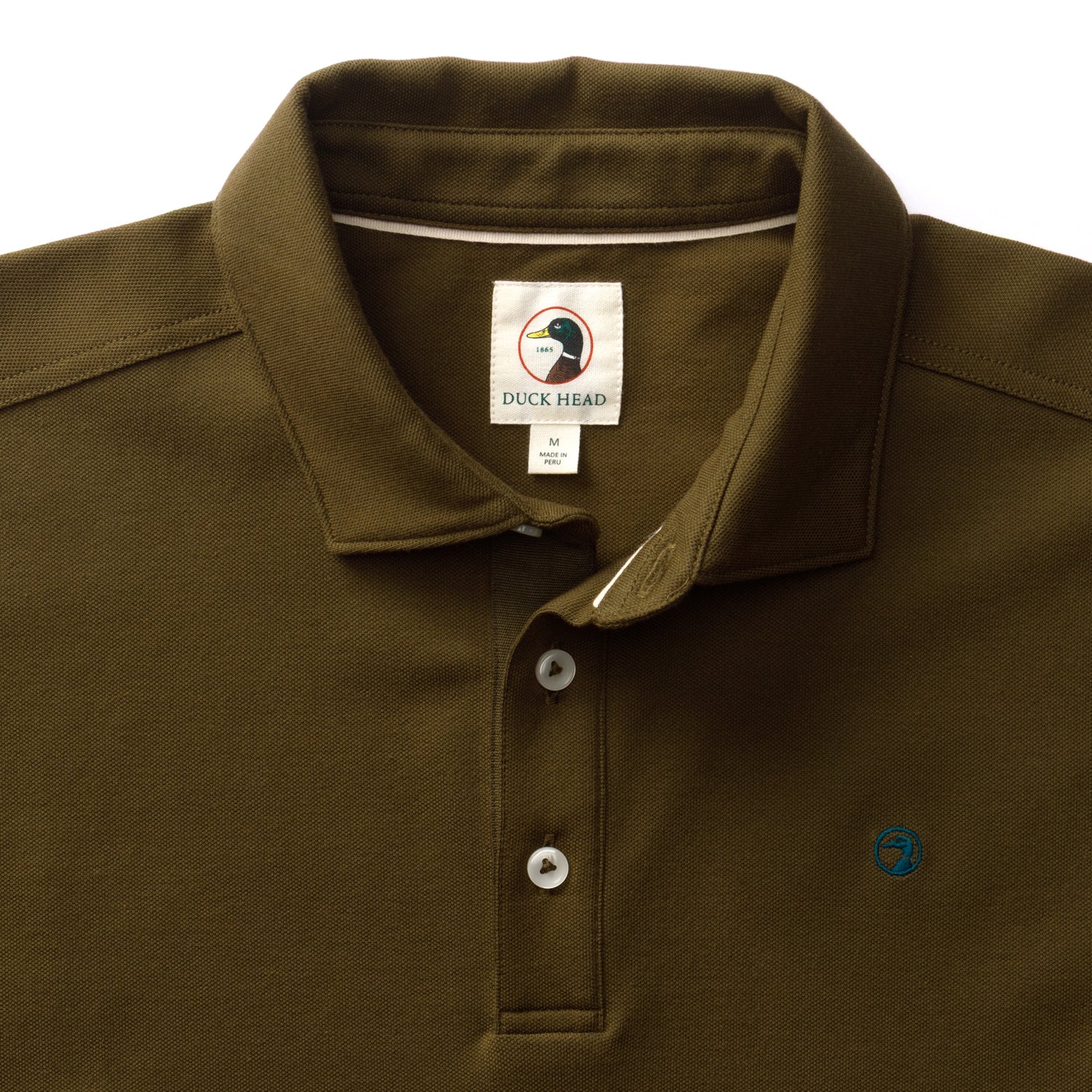 Hanover Pima Cotton Pique Polo - Dark Olive