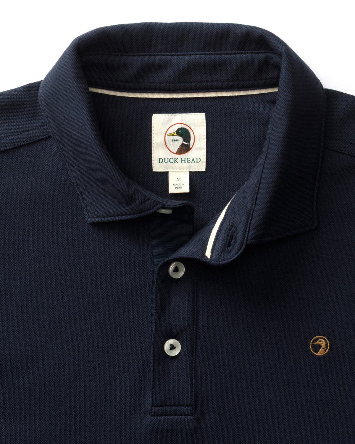 Hanover Pima Cotton Pique Polo - Deep Navy