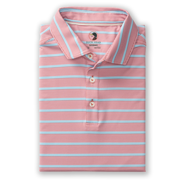 Long Drive Polo - Eldred Stripe
