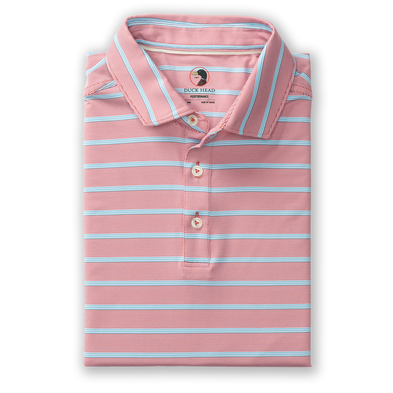 Long Drive Polo - Eldred Stripe
