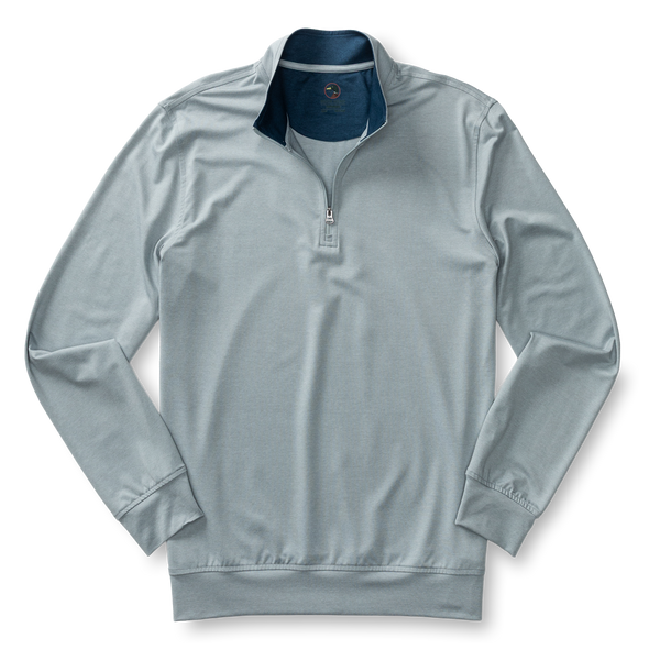 Long Drive Performance 1/4 Zip Pullover - Quarry Grey Heather