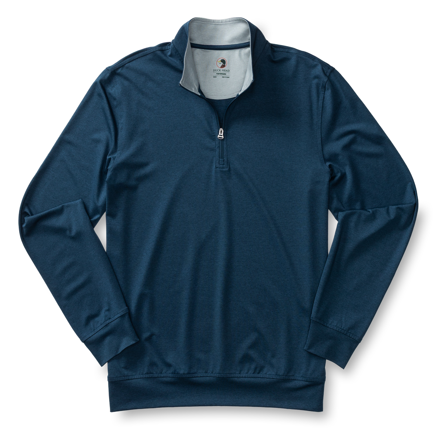 Long Drive Performance 1/4 Zip Pullover - Mallard Blue Heather