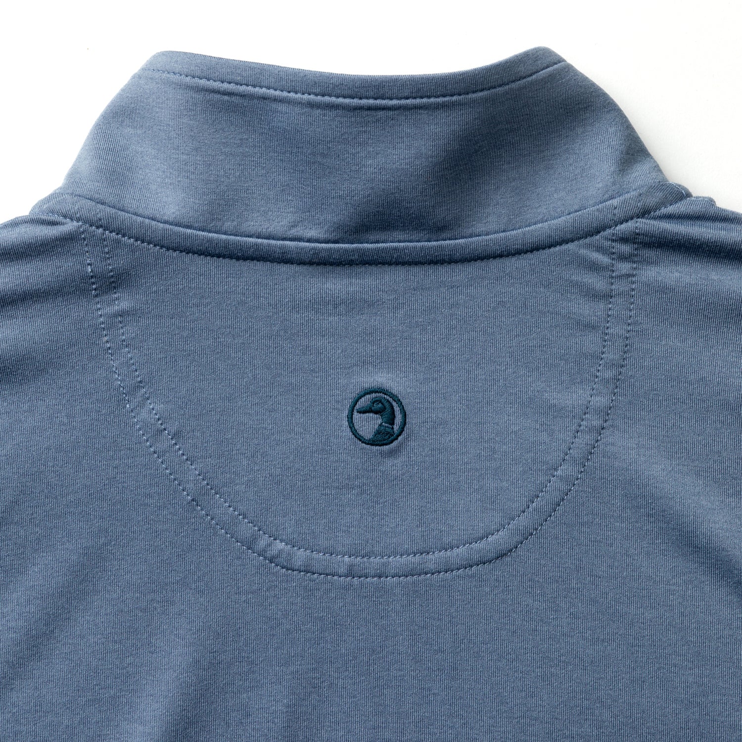 Long Drive Performance 1/4 Zip Pullover - Chambray Blue Heather