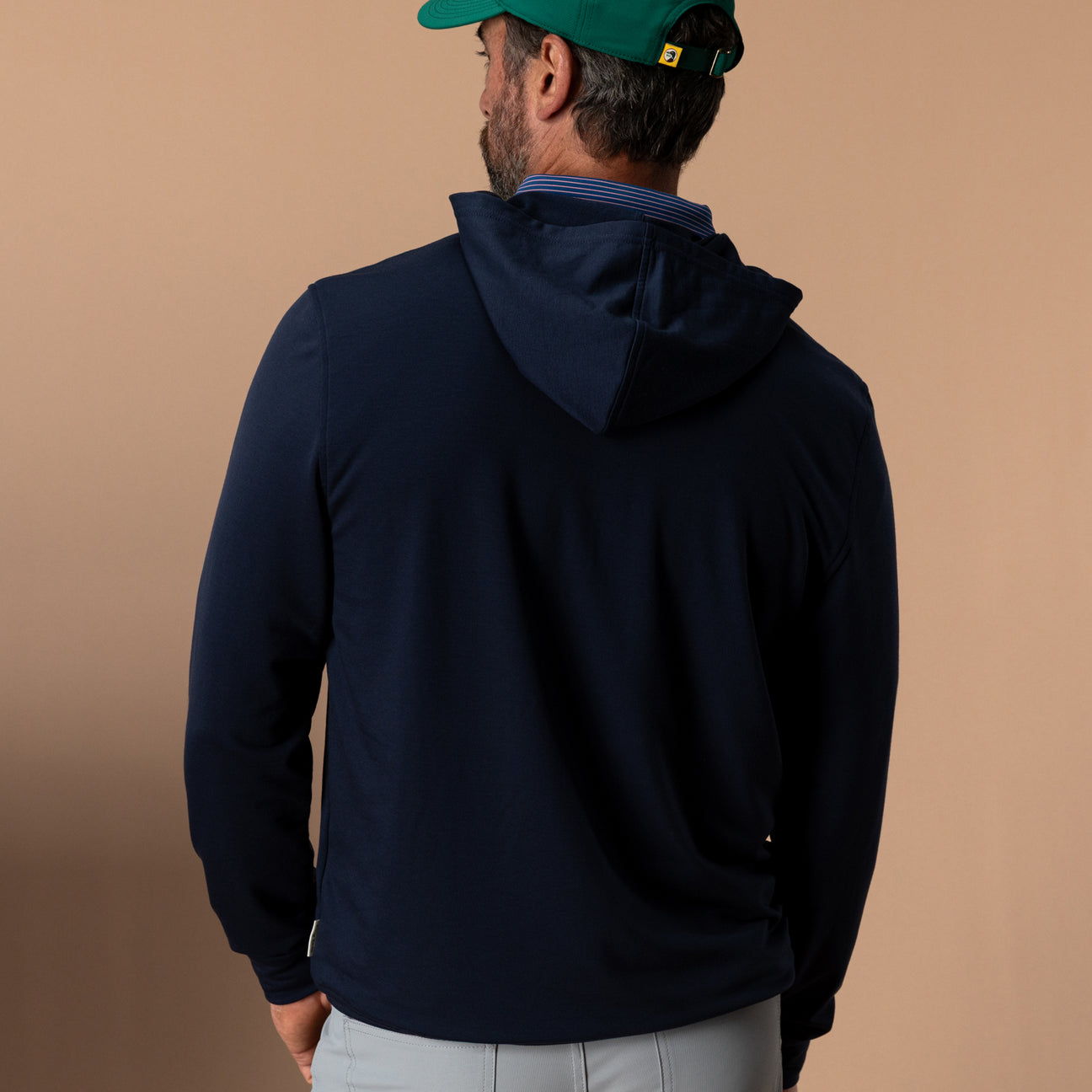 Dunmore Performance Hooded Pullover - Deep Navy