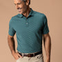 Long Drive Performance Polo - Whit Stripe