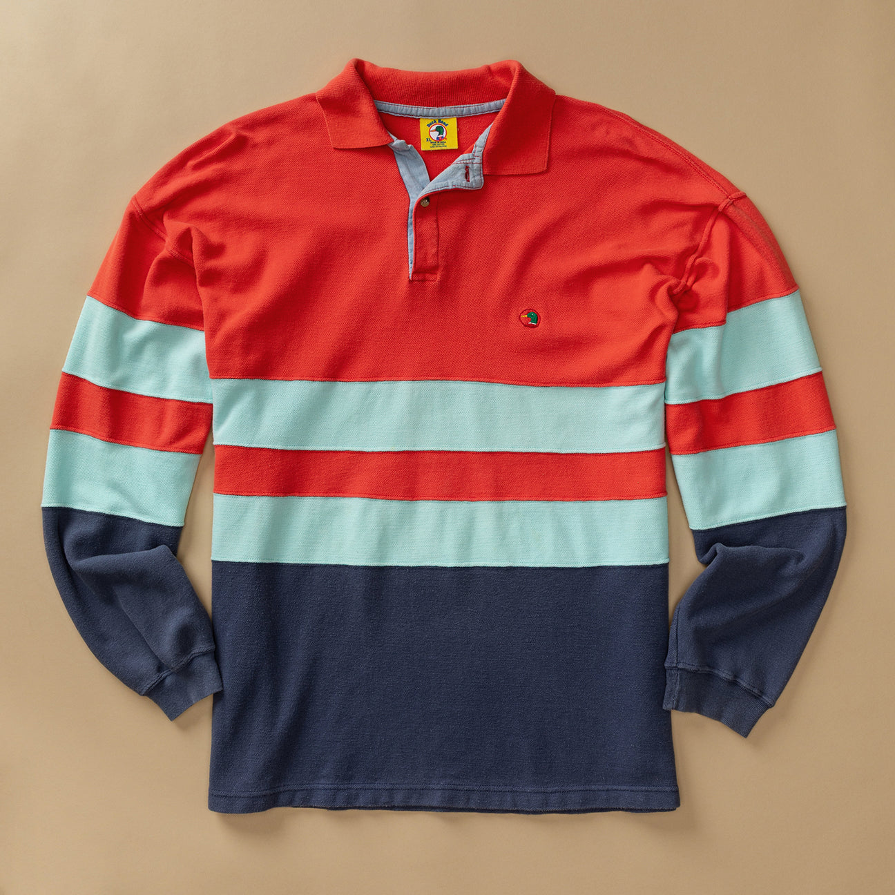 Striped Pique Rugby Shirt XL - Duck Head Vintage