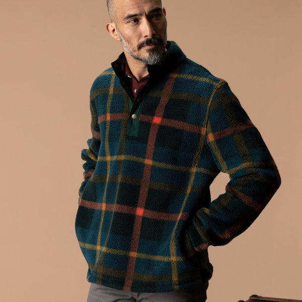 Pineview Fleece 1/4 Snap Pullover - Pine Grove