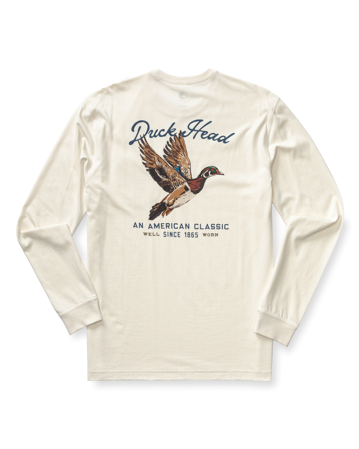 Flying Wood Duck T-Shirt - Antique White