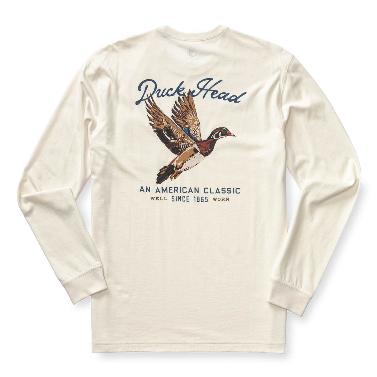 Flying Wood Duck T-Shirt - Antique White