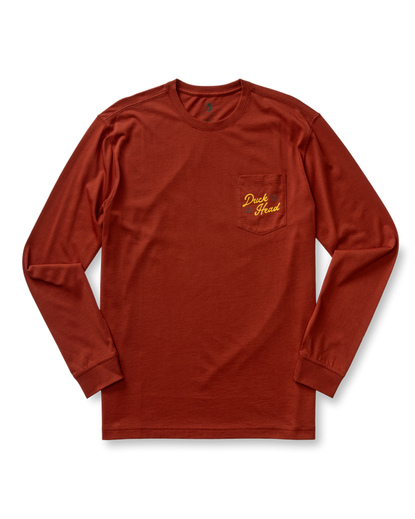 Flying Wood Duck T-Shirt - Brandy Brown