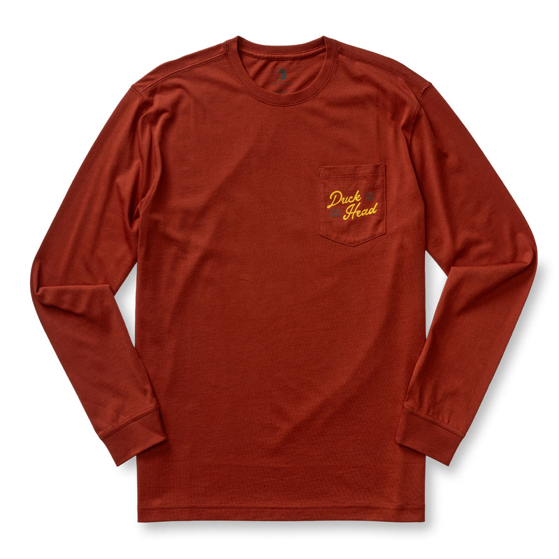 Flying Wood Duck T-Shirt - Brandy Brown