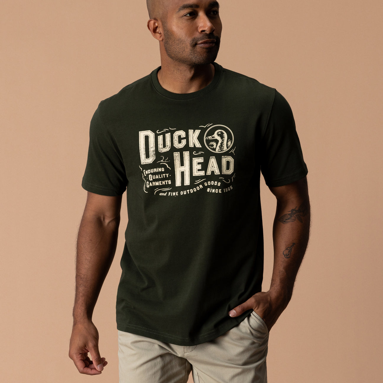 Fine Outdoor Goods T-Shirt - Dark Forest Green
