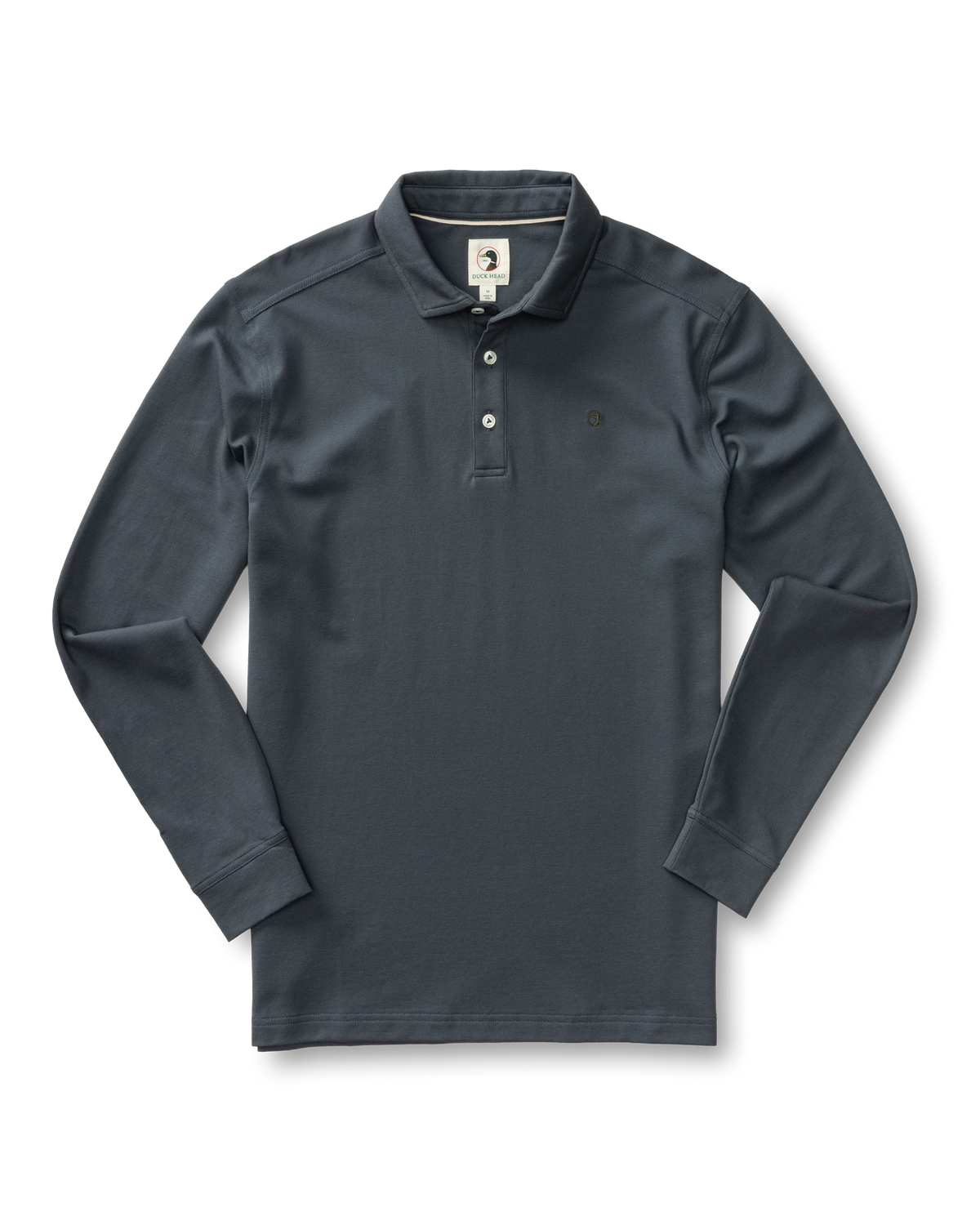 Hanover Pima Cotton Pique Polo - Washed Navy