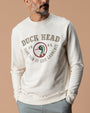 French Terry Crewneck Sweatshirt - Antique White