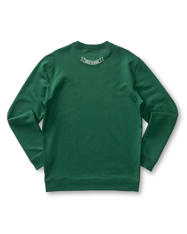 French Terry Crewneck Sweatshirt - Hunter Green
