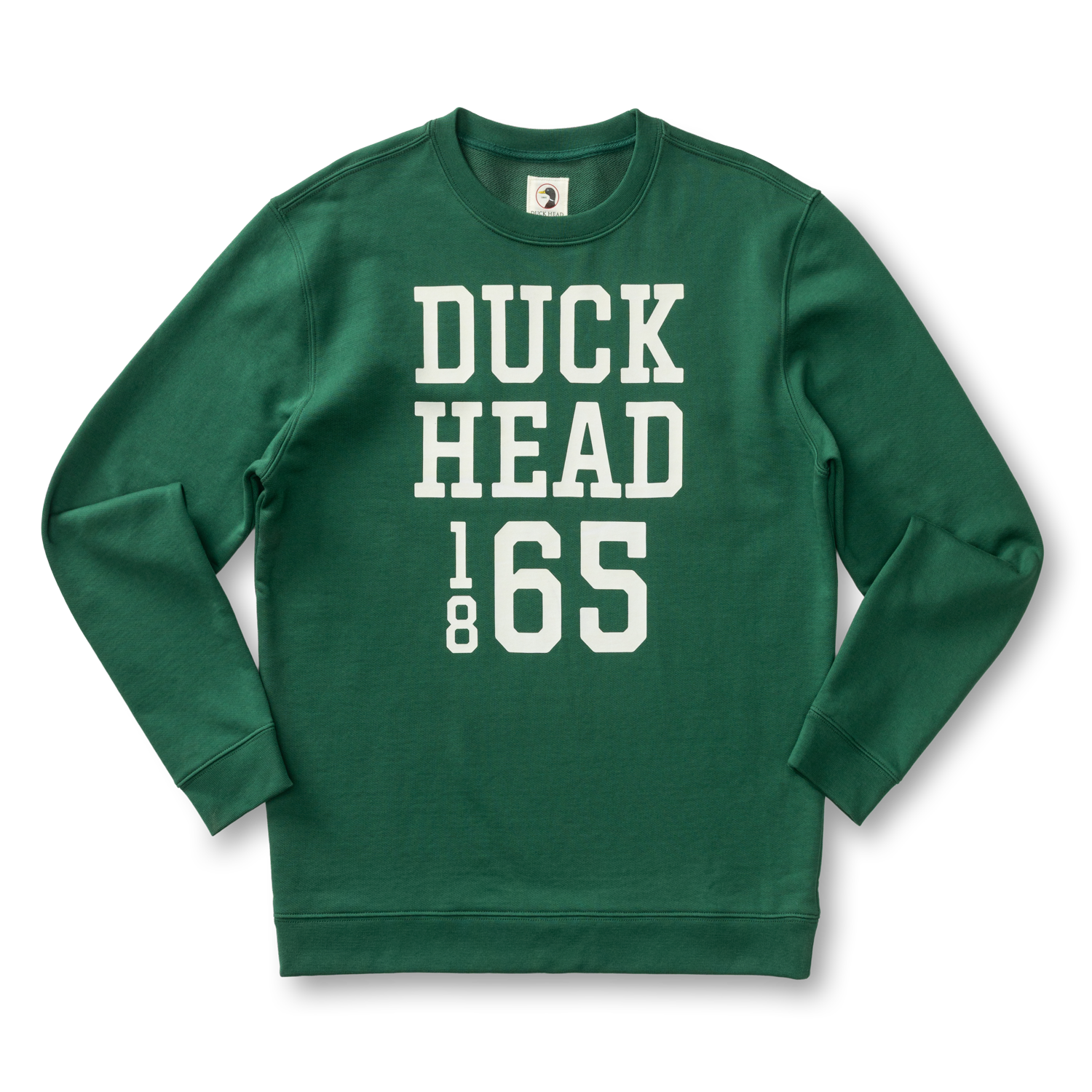 French Terry Crewneck Sweatshirt - Hunter Green