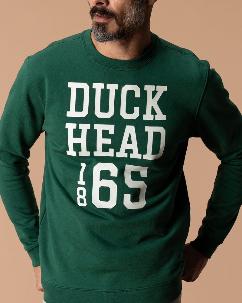 French Terry Crewneck Sweatshirt - Hunter Green