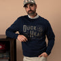 French Terry Crewneck Sweatshirt - Deep Navy
