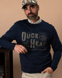 French Terry Crewneck Sweatshirt - Deep Navy