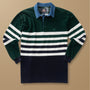 Multi-Striped Rugby Shirt L
