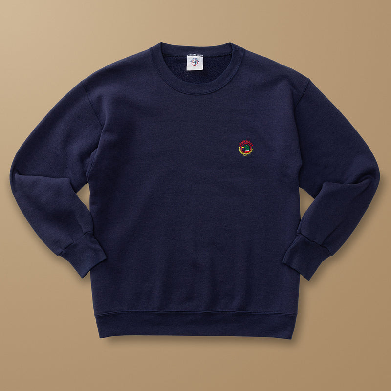 Embroidered Logo Crewneck Sweatshirt M