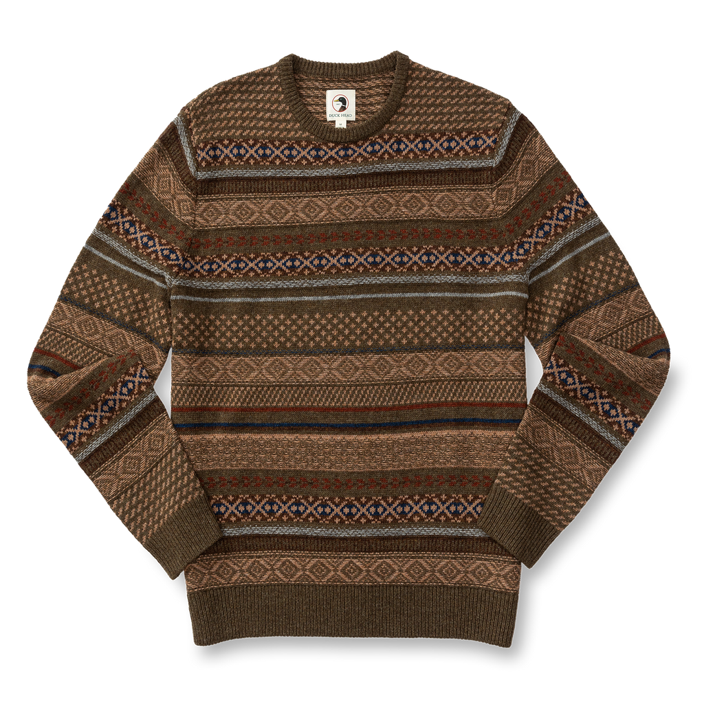 YOKE / INTARSIA CREWNECK SWEATER – carol ONLINE STORE