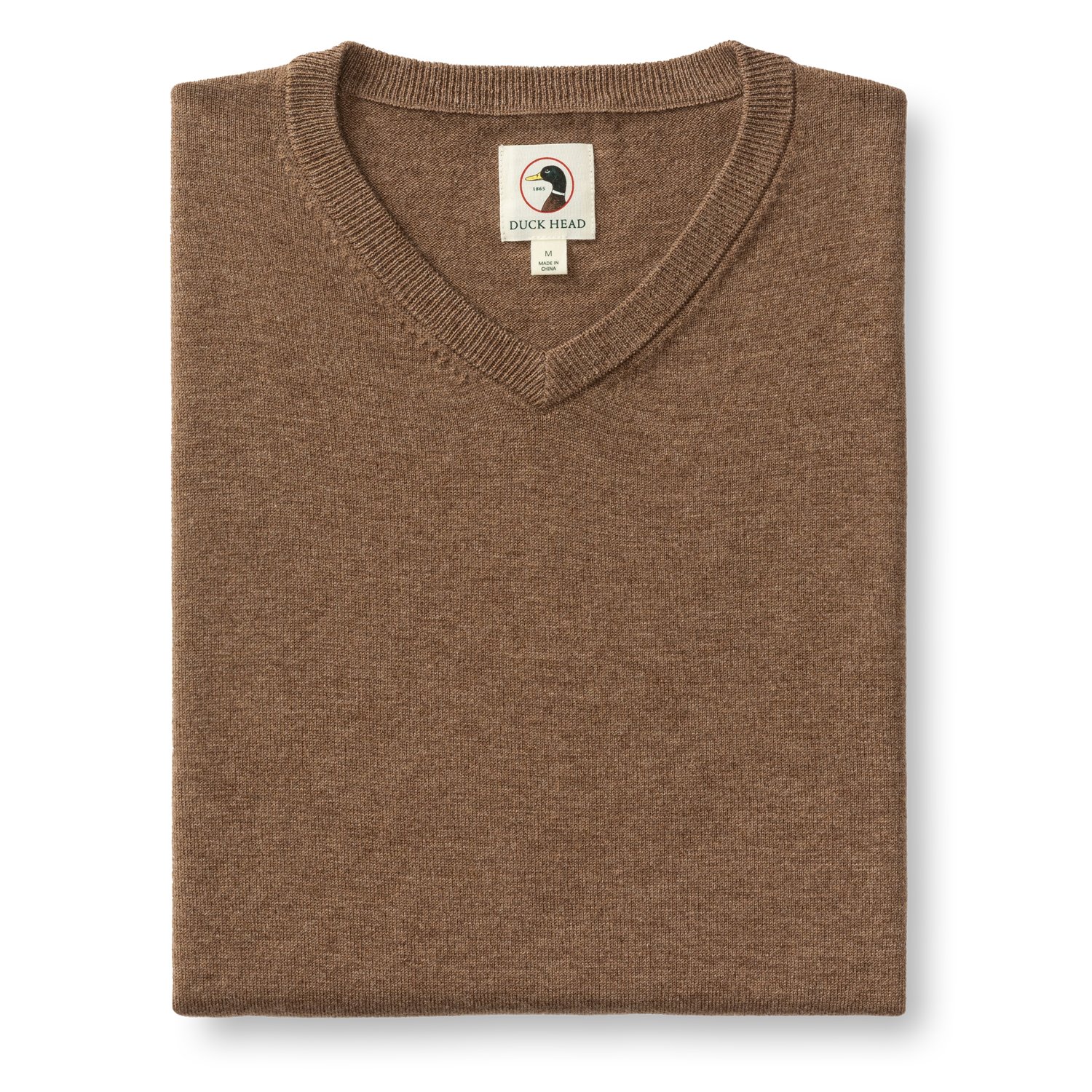 Buckley Merino V-Neck Sweater - Dark Oak Heather