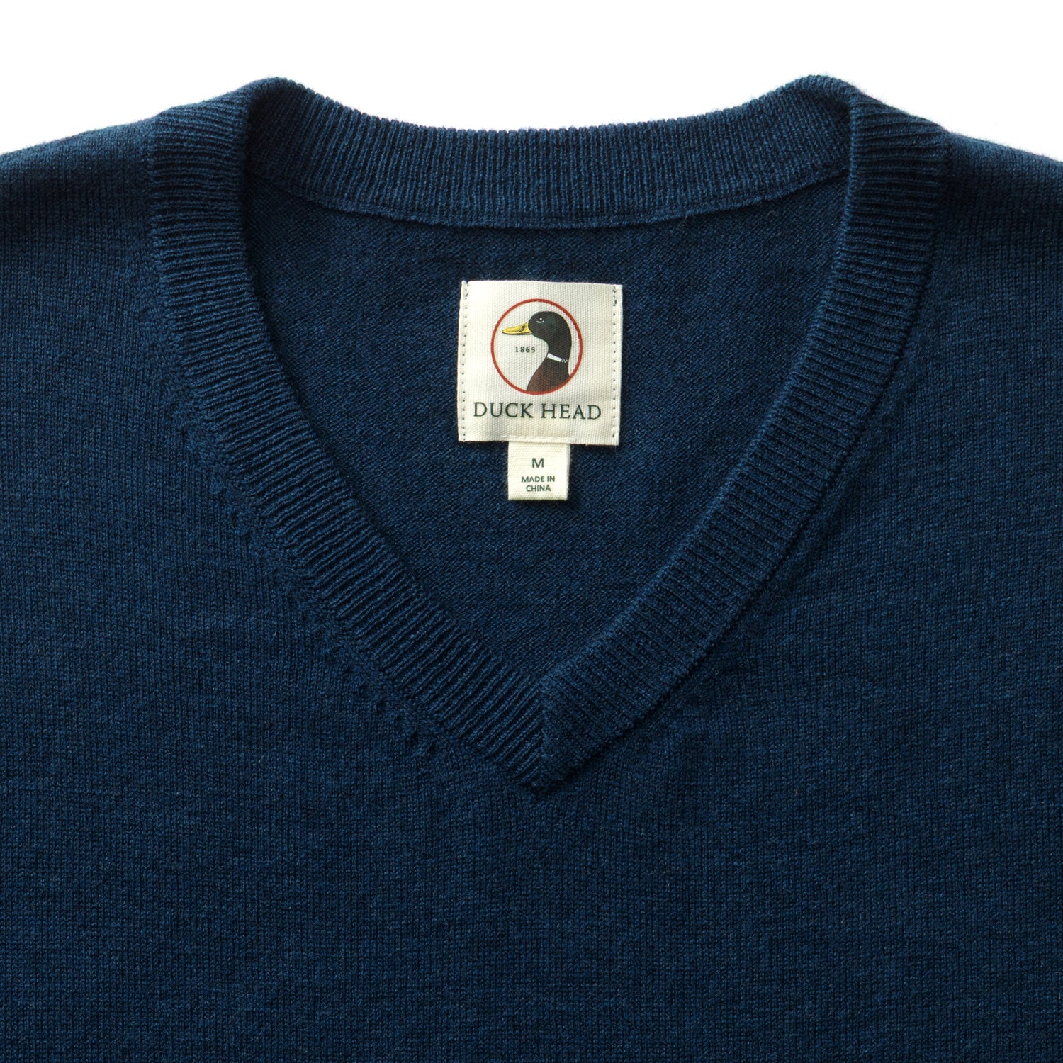 Buckley Merino V-Neck Sweater - Navy Peony Heather