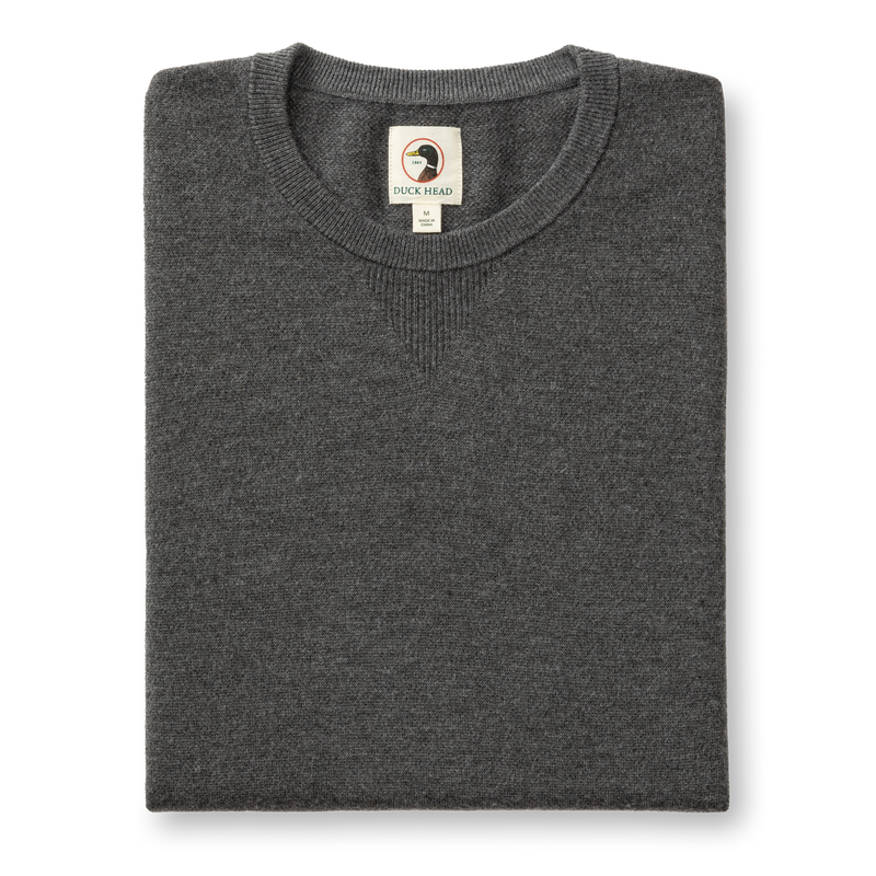 Henson Merino Crewneck Sweater - Brushed Nickel