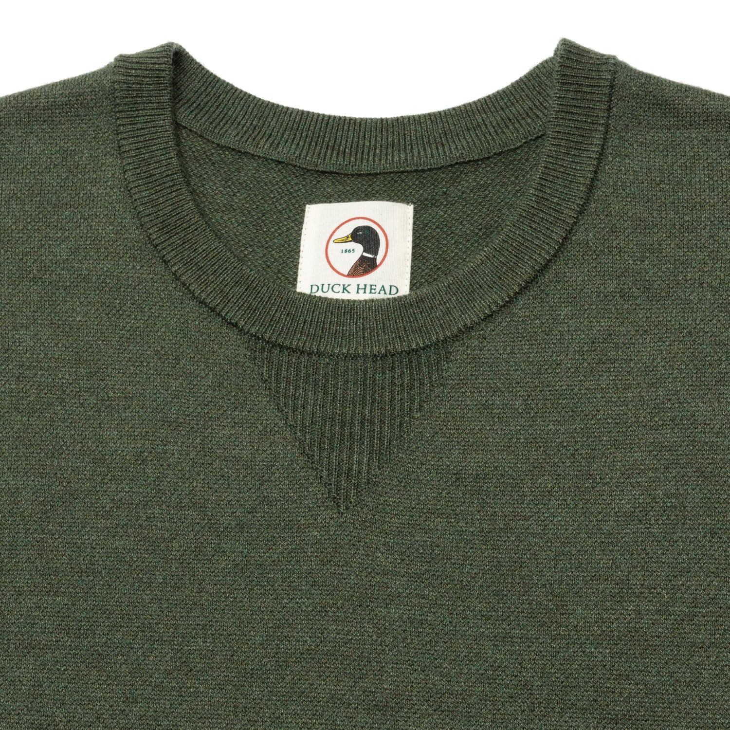 Henson Merino Crewneck Sweater - Pine Green Heather