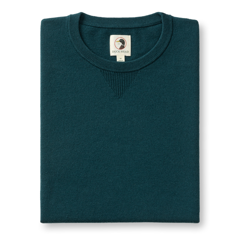 Henson Merino Crewneck Sweater - Emerald Green