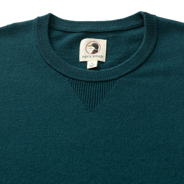 Henson Merino Crewneck Sweater - Emerald Green