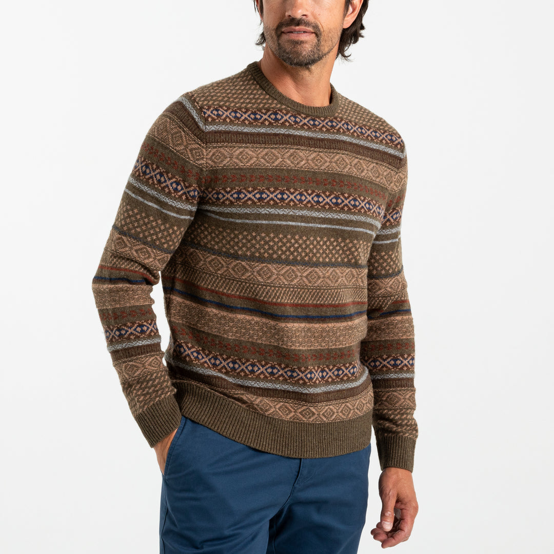 Merino fair isle sweater on sale