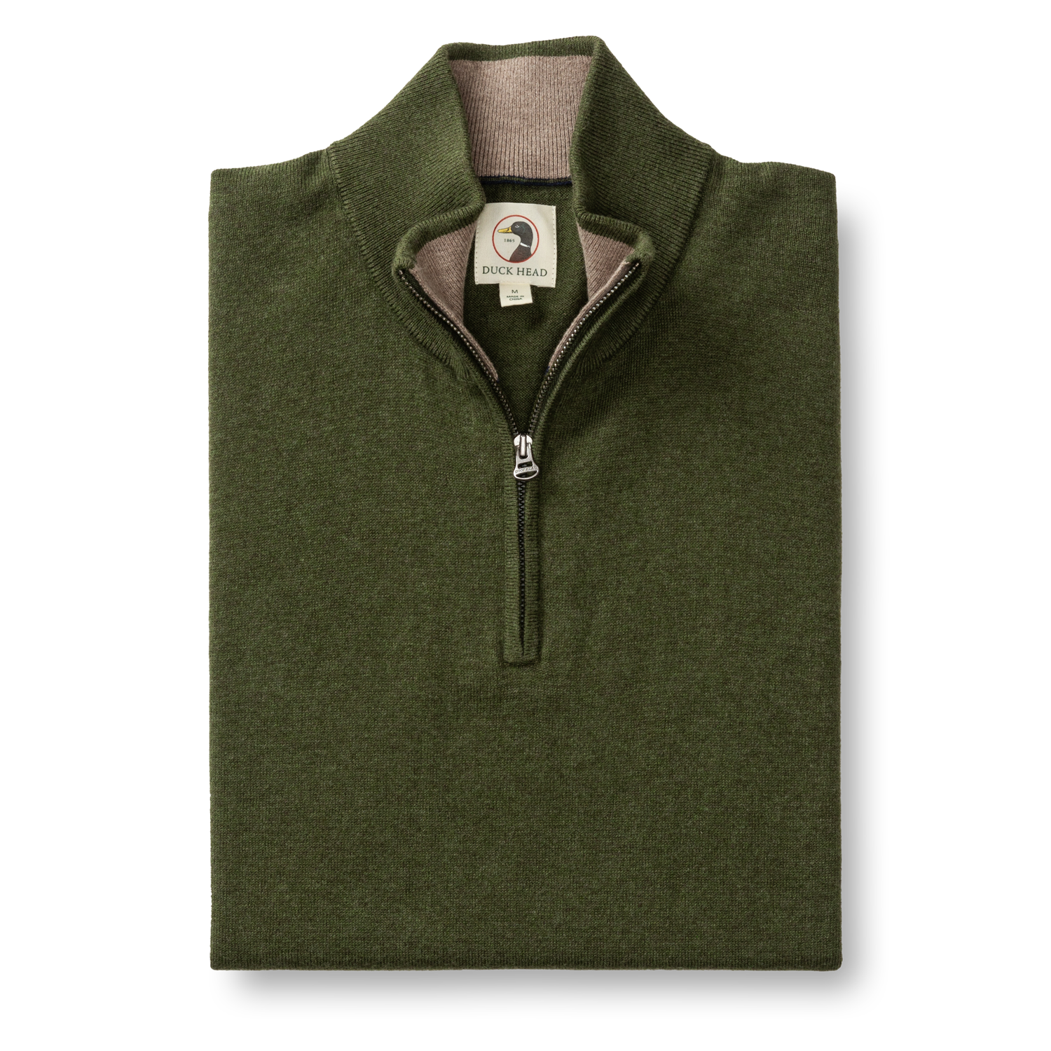 Ridley 1/4 Zip Sweater - Deep Olive