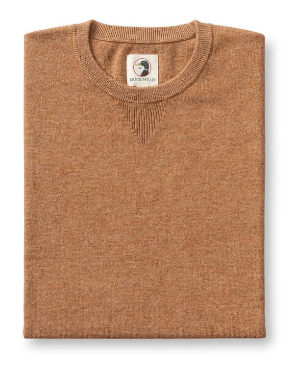 Henson Jersey Crewneck Sweater - Clay Heather